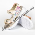 Детские босоножки Lilin Shoes B058-1-1 золото большие